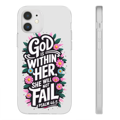 God is Within Her iPhone Case Transparent