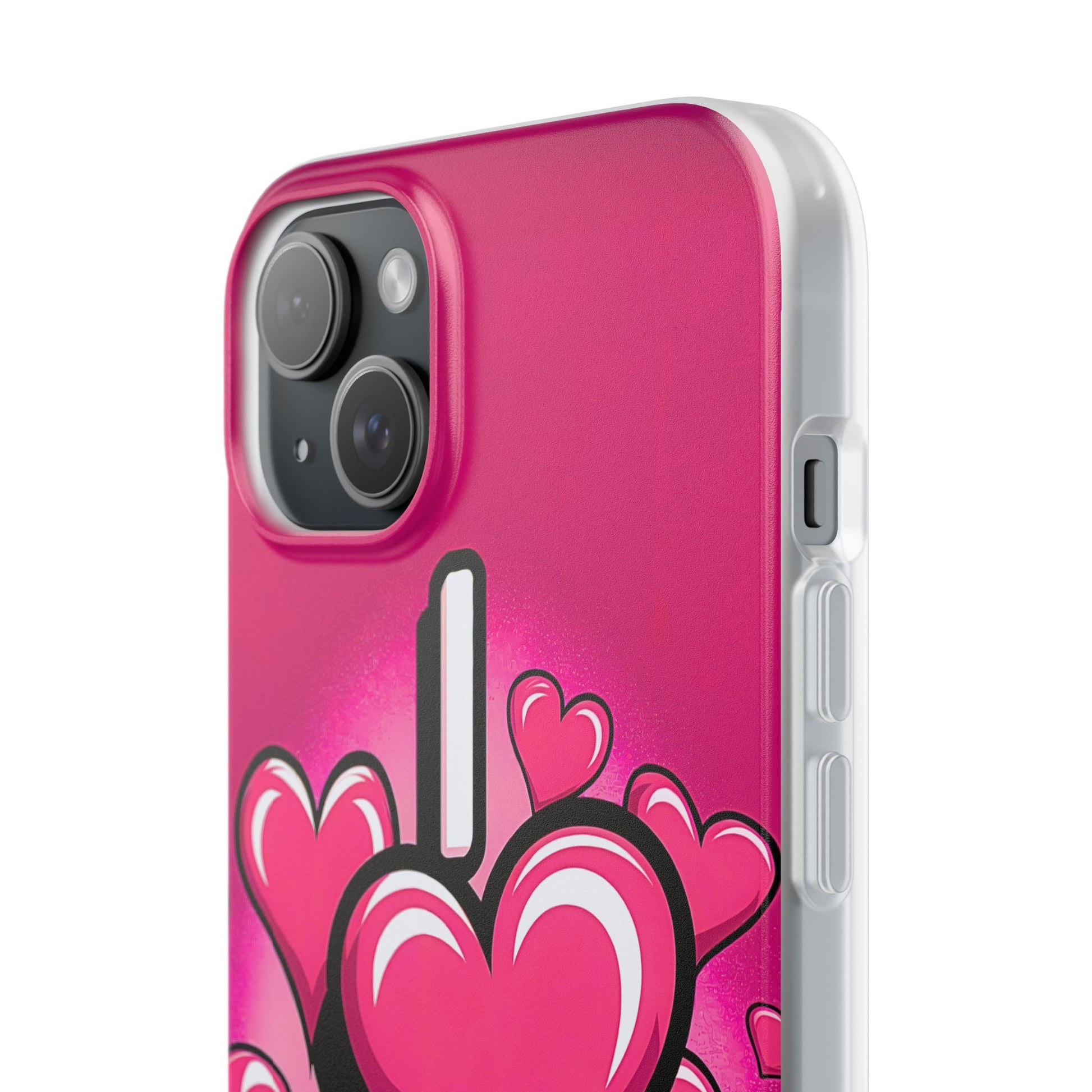 I Love Jesus Hearts iPhone Case