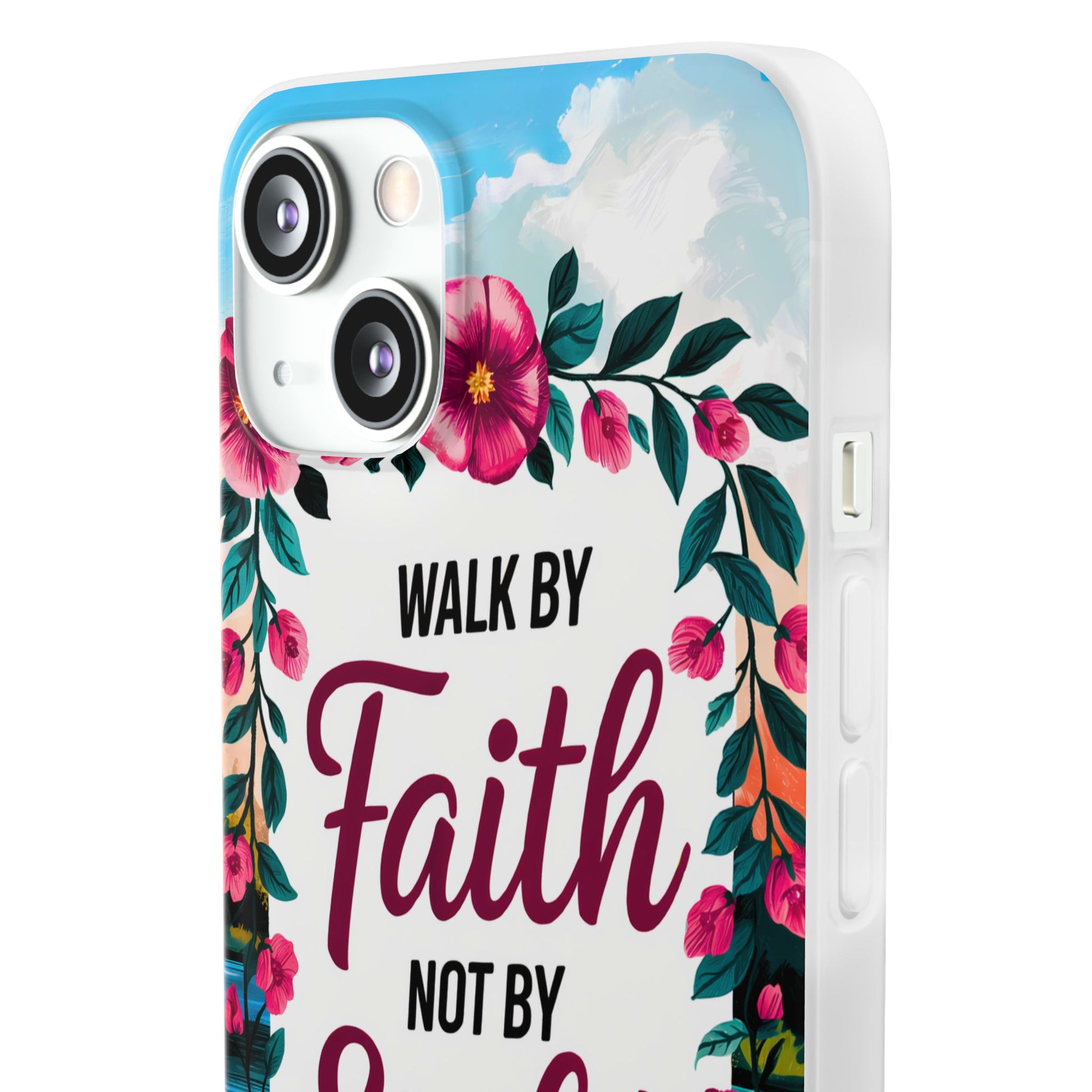 Walk by Faith Floral iPhone Case II