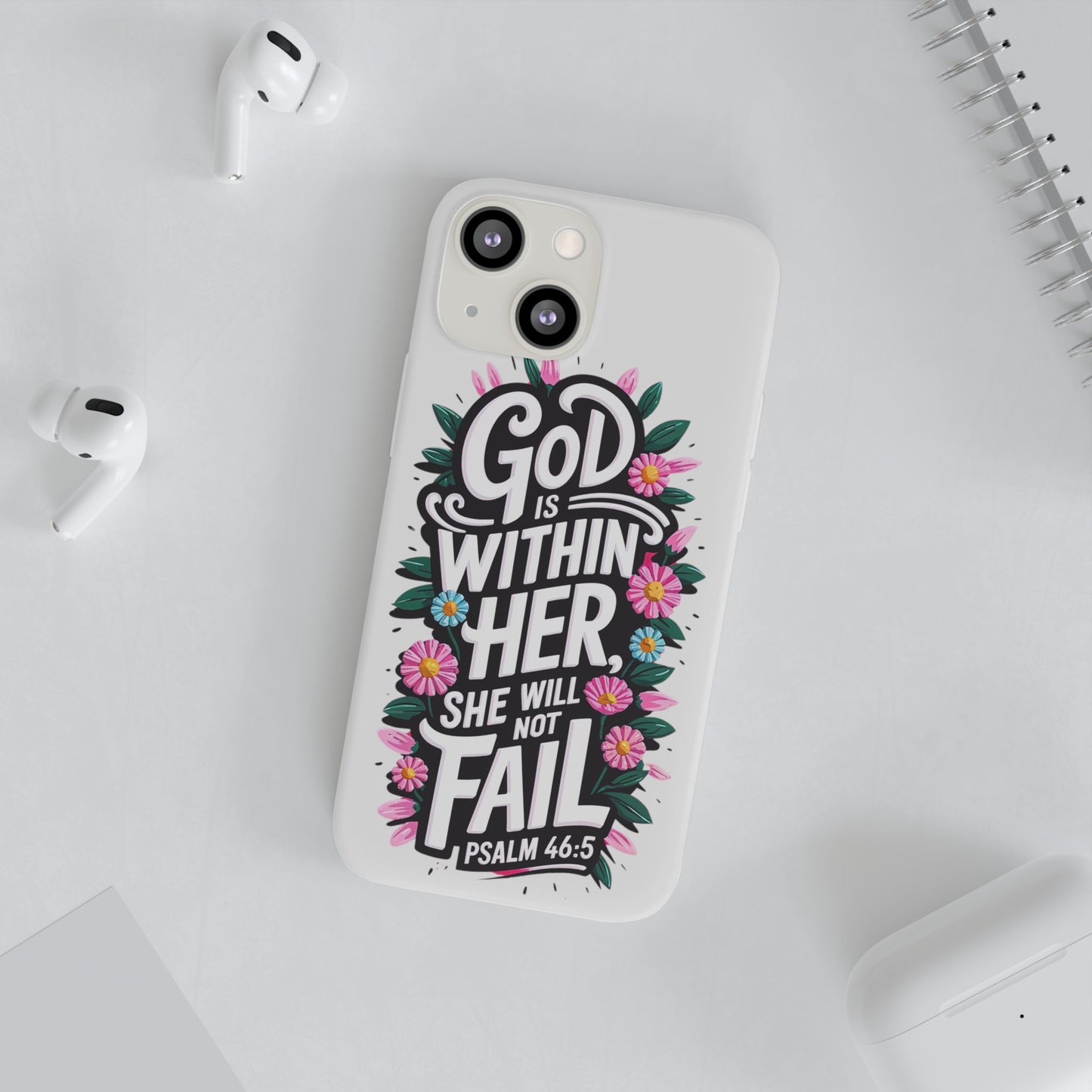 God is Within Her iPhone Case Transparent