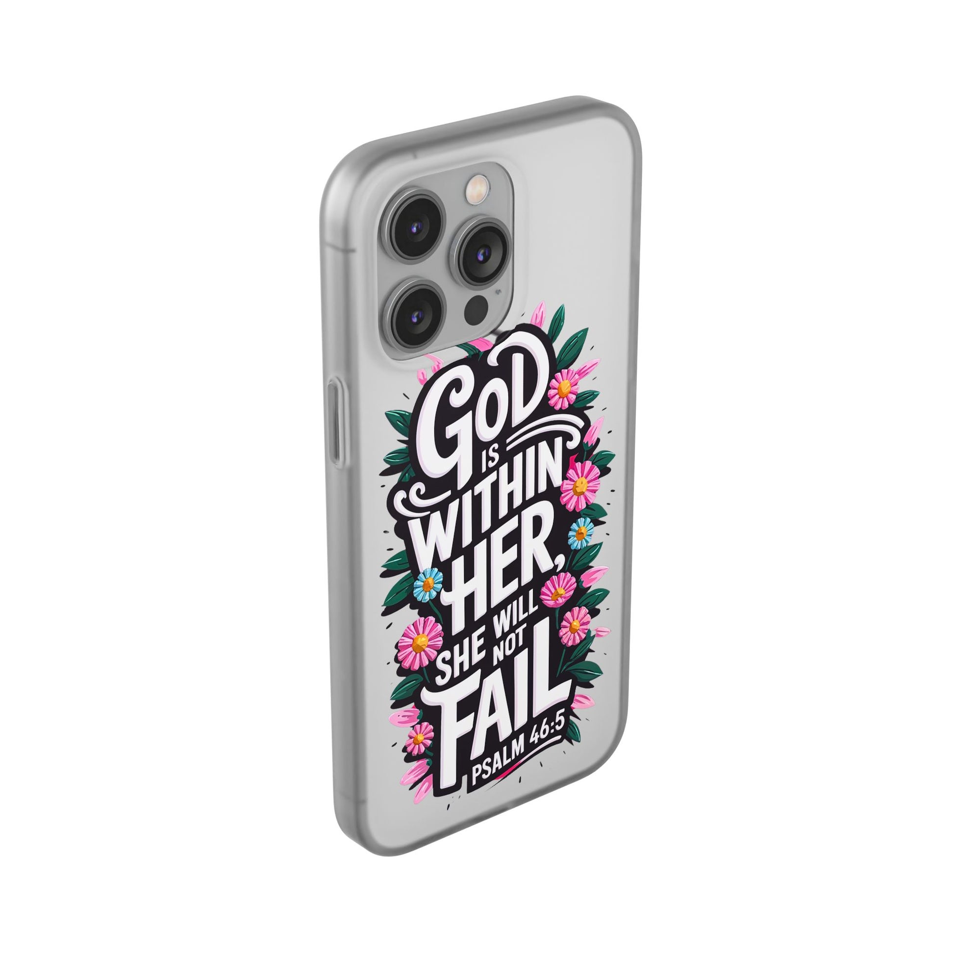 God is Within Her iPhone Case Transparent