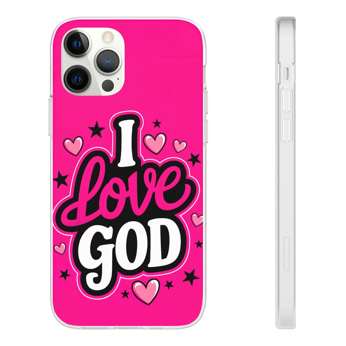 I Love God iPhone Case