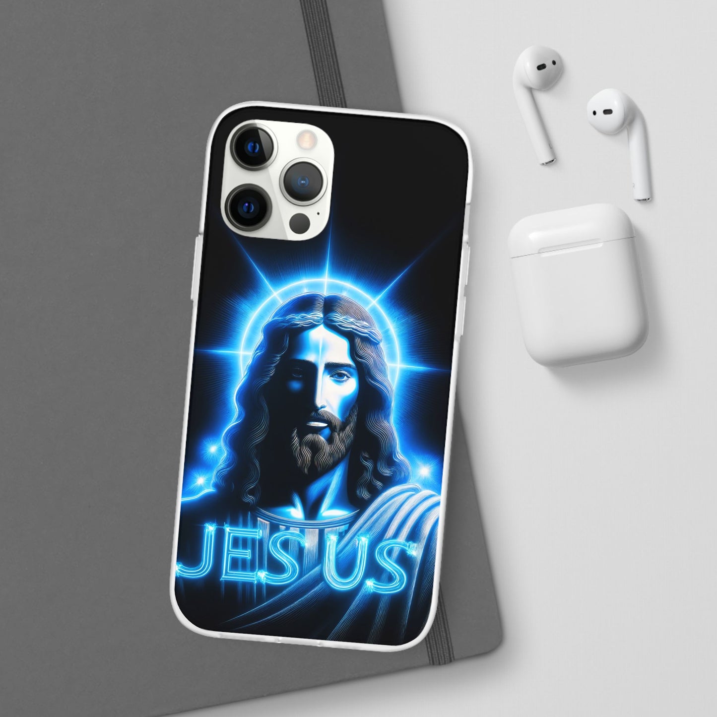 Glowing Jesus Majesty iPhone Case