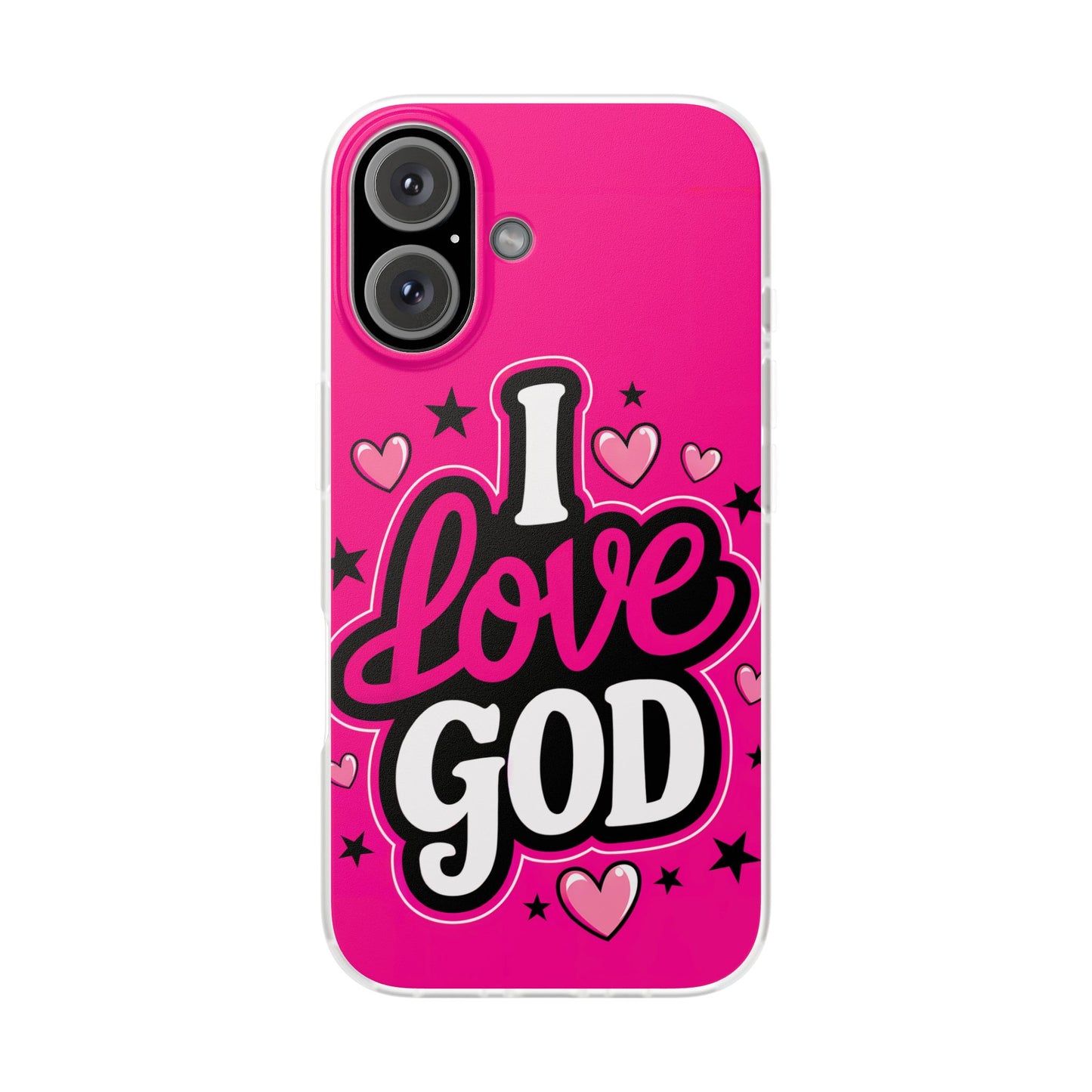 I Love God iPhone Case