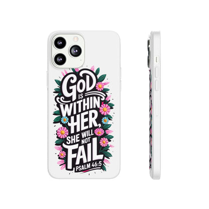 God is Within Her iPhone Case Transparent