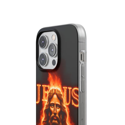 Flames of Jesus iPhone Case