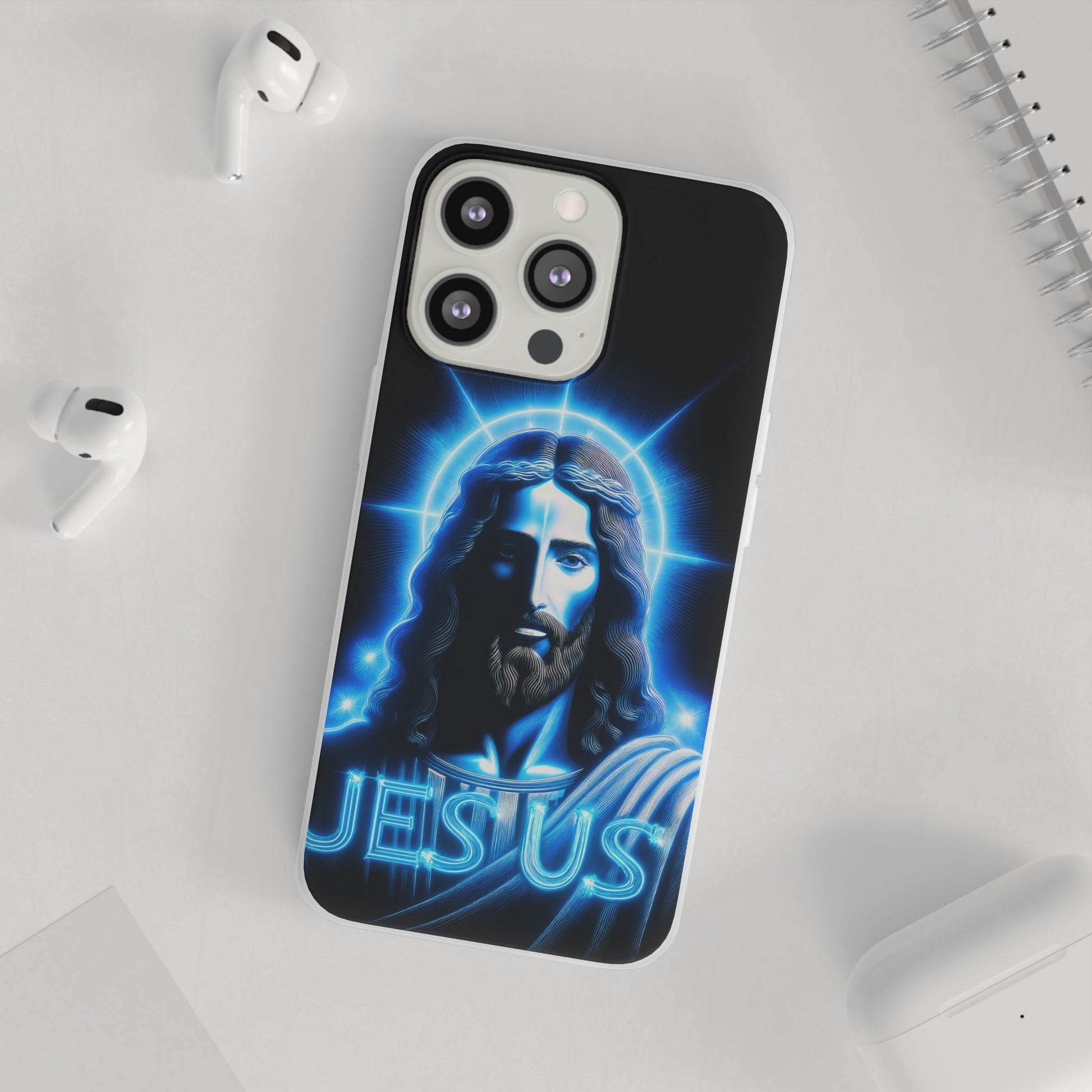 Glowing Jesus Majesty iPhone Case