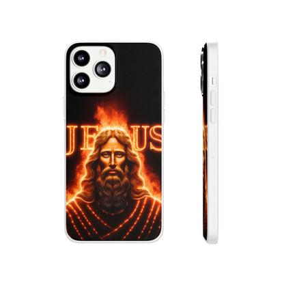 Flames of Jesus iPhone Case