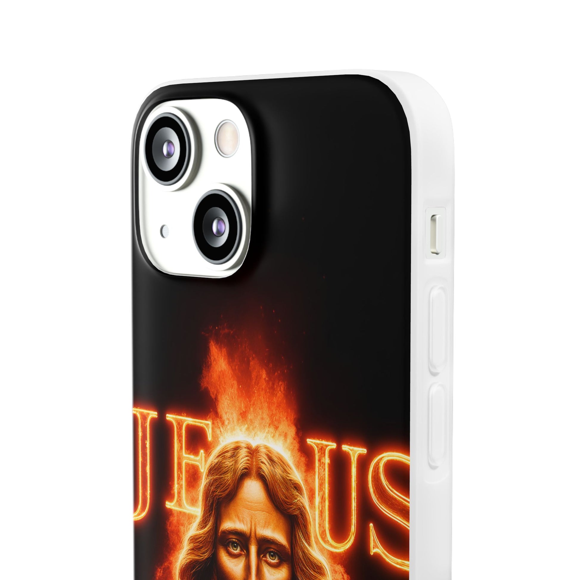 Flames of Jesus iPhone Case