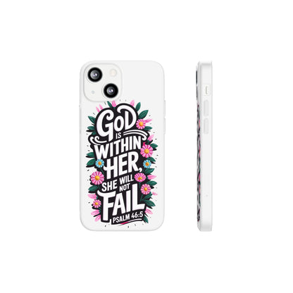 God is Within Her iPhone Case Transparent