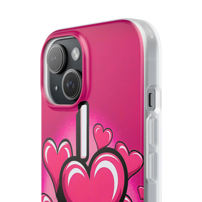 I Love Jesus Hearts iPhone Case