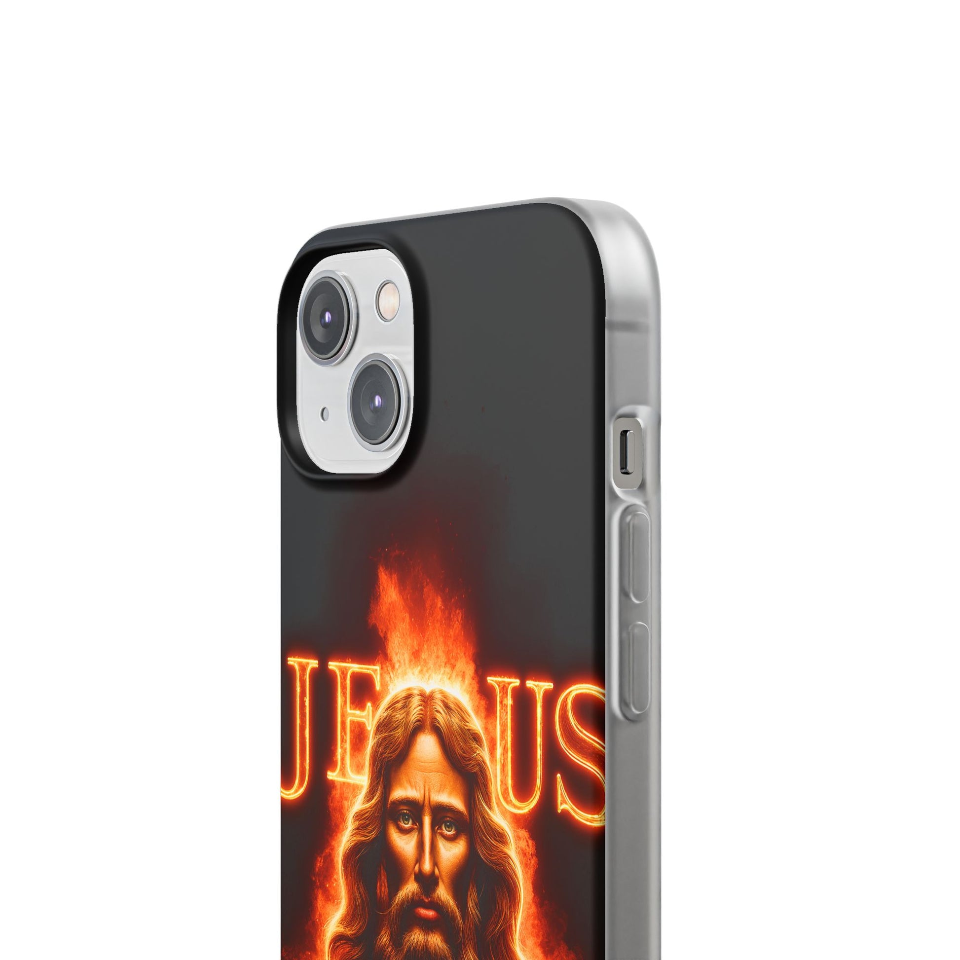 Flames of Jesus iPhone Case