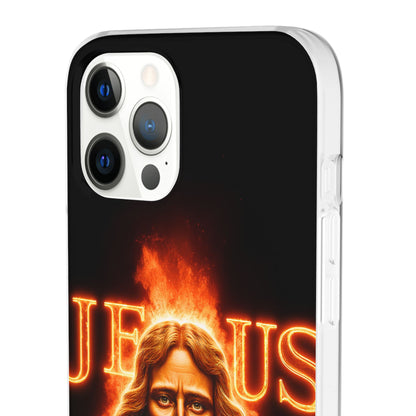 Flames of Jesus iPhone Case