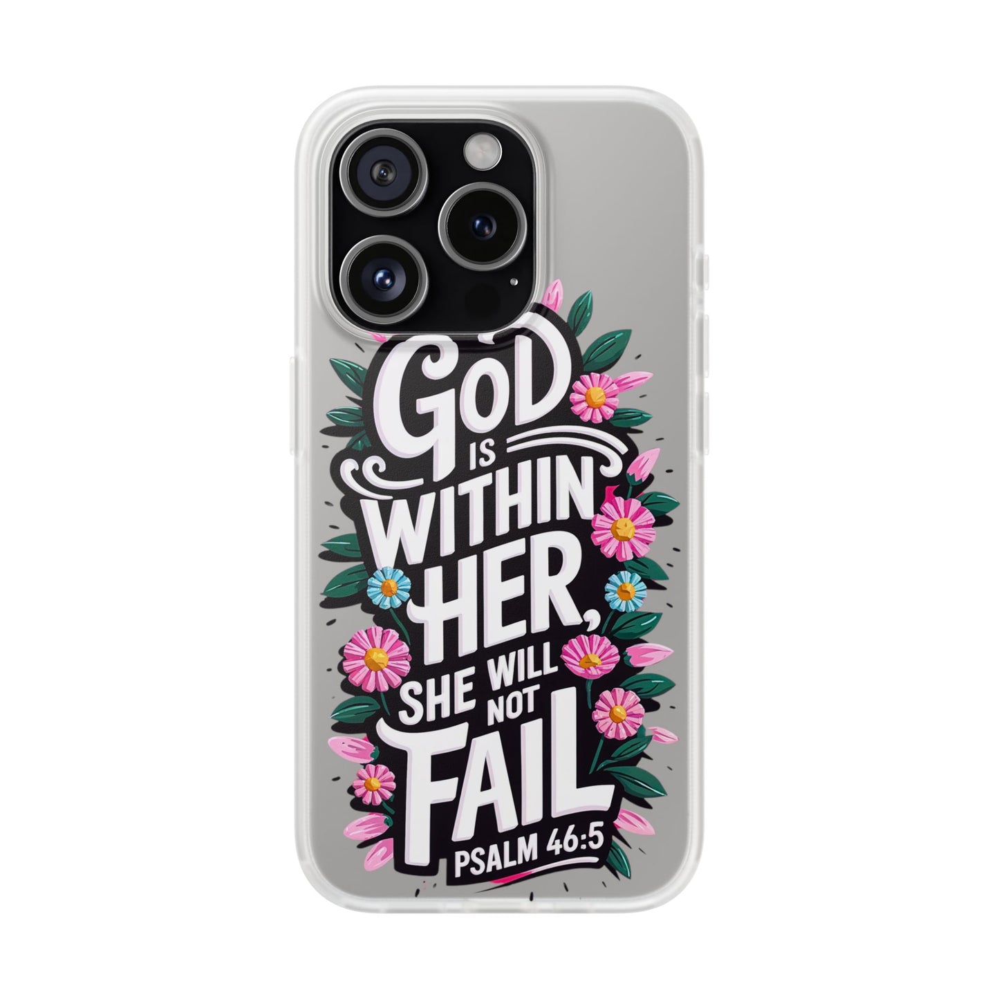 God is Within Her iPhone Case Transparent