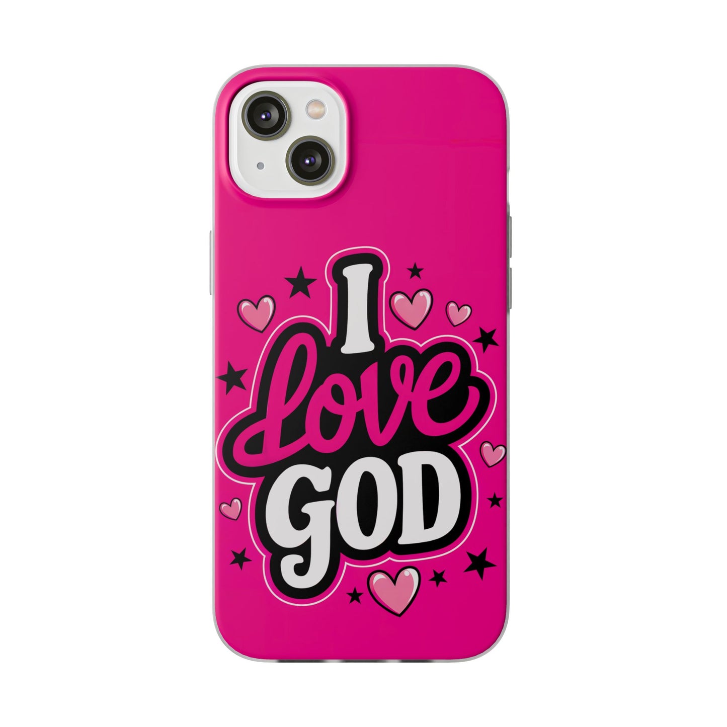 I Love God iPhone Case