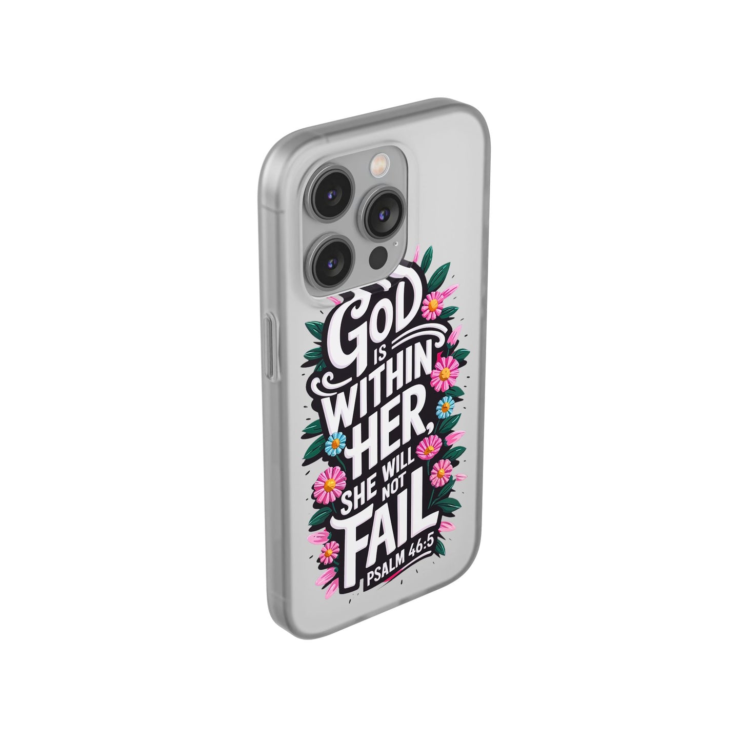 God is Within Her iPhone Case Transparent