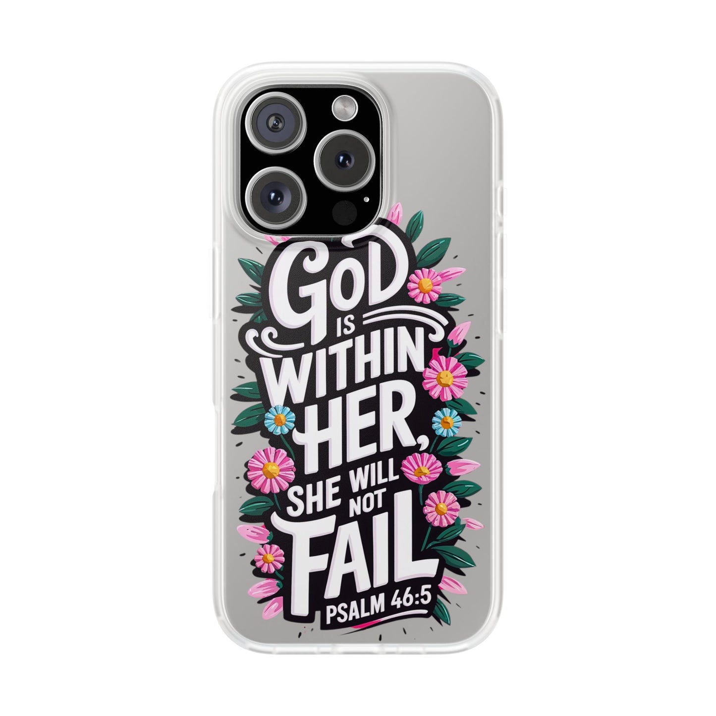 God is Within Her iPhone Case Transparent