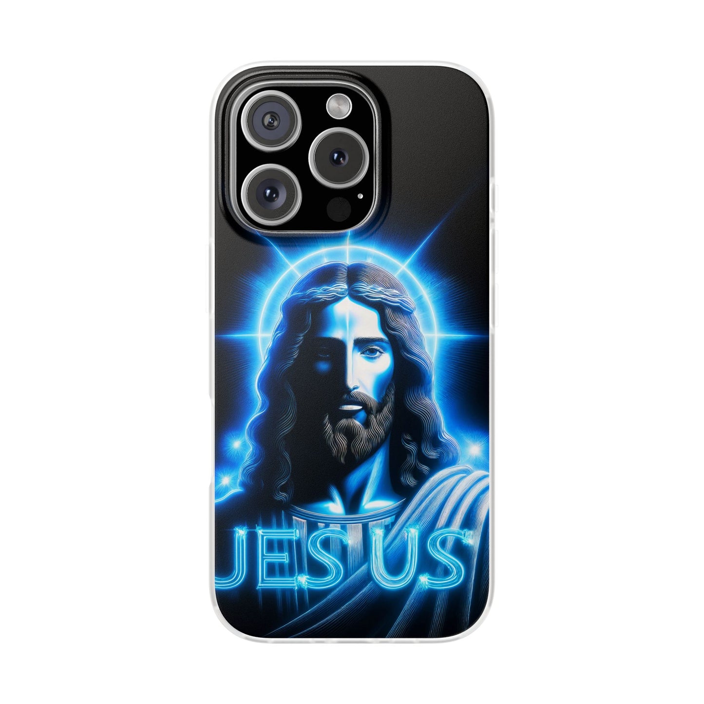 Glowing Jesus Majesty iPhone Case