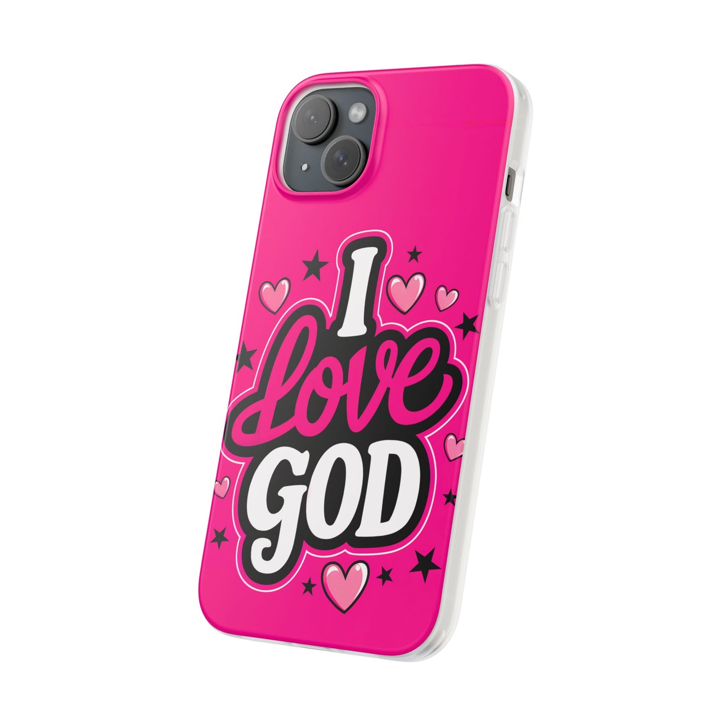 I Love God iPhone Case