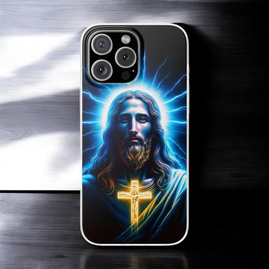 Radiant Jesus Cross iPhone Case