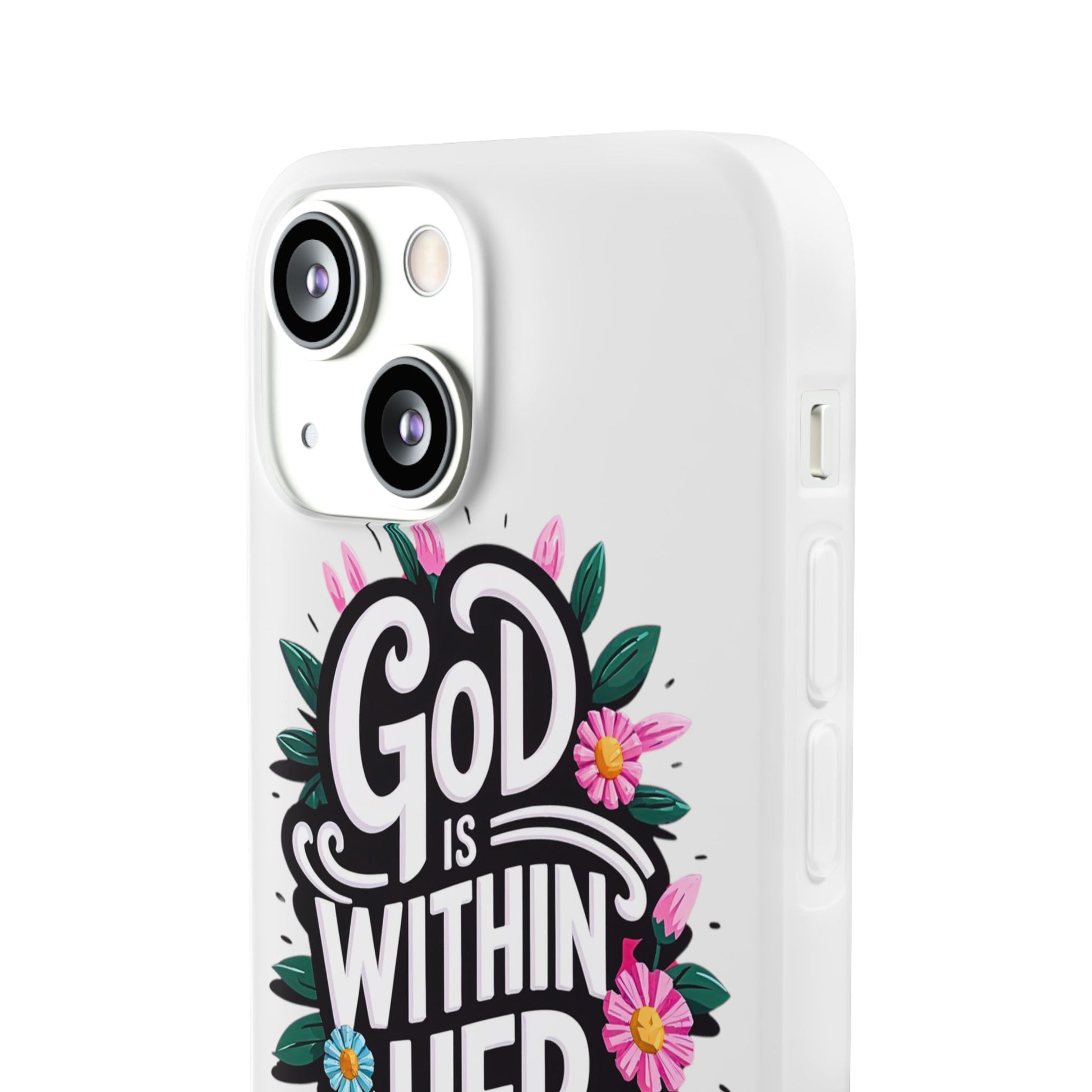 God is Within Her iPhone Case Transparent