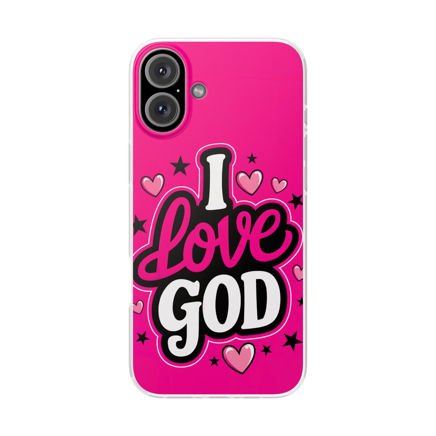 I Love God iPhone Case