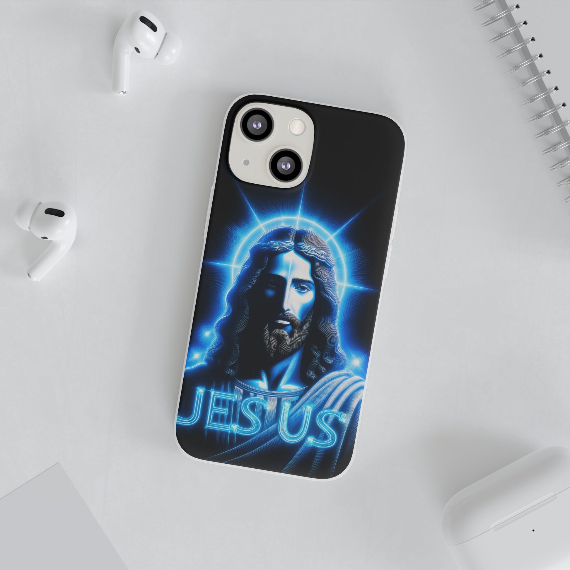 Glowing Jesus Majesty iPhone Case