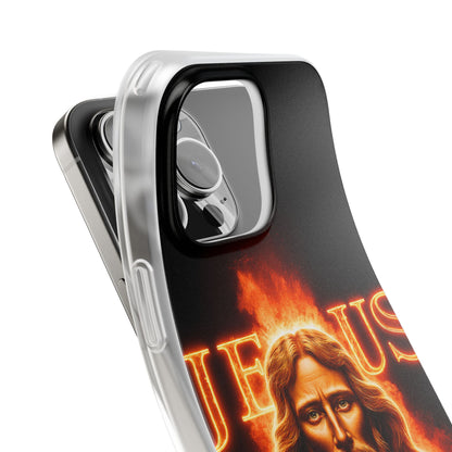 Flames of Jesus iPhone Case