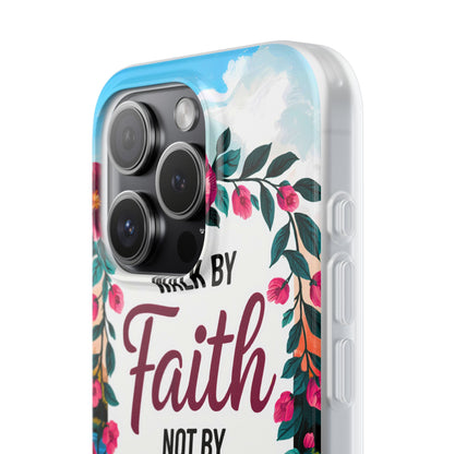 Walk by Faith Floral iPhone Case II