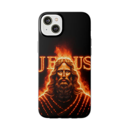 Flames of Jesus iPhone Case