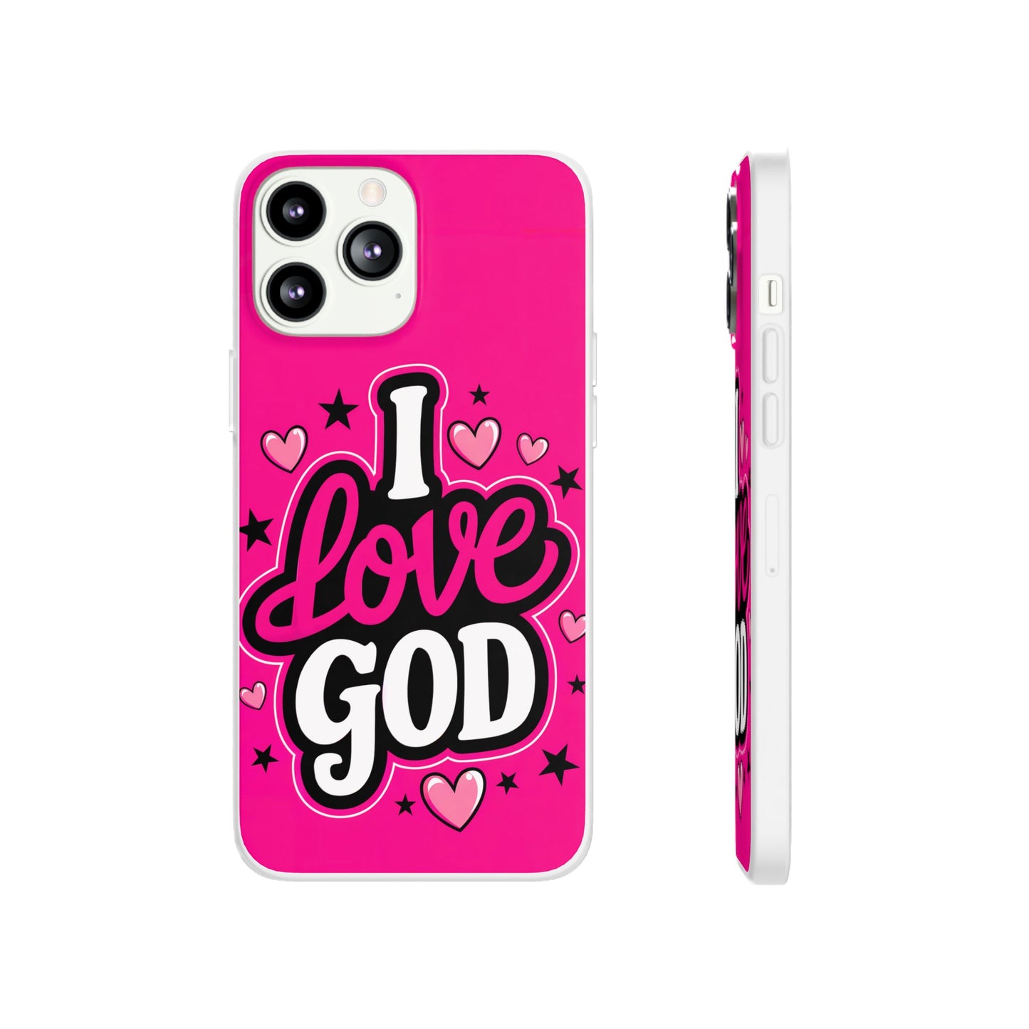 I Love God iPhone Case