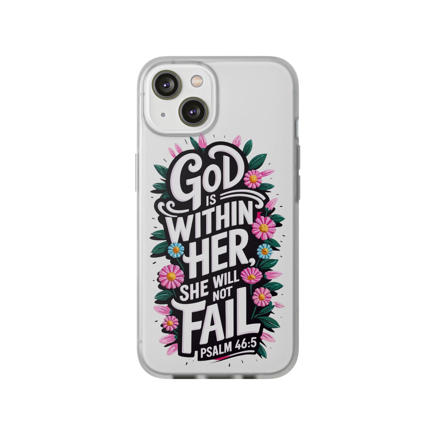 God is Within Her iPhone Case Transparent