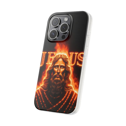 Flames of Jesus iPhone Case