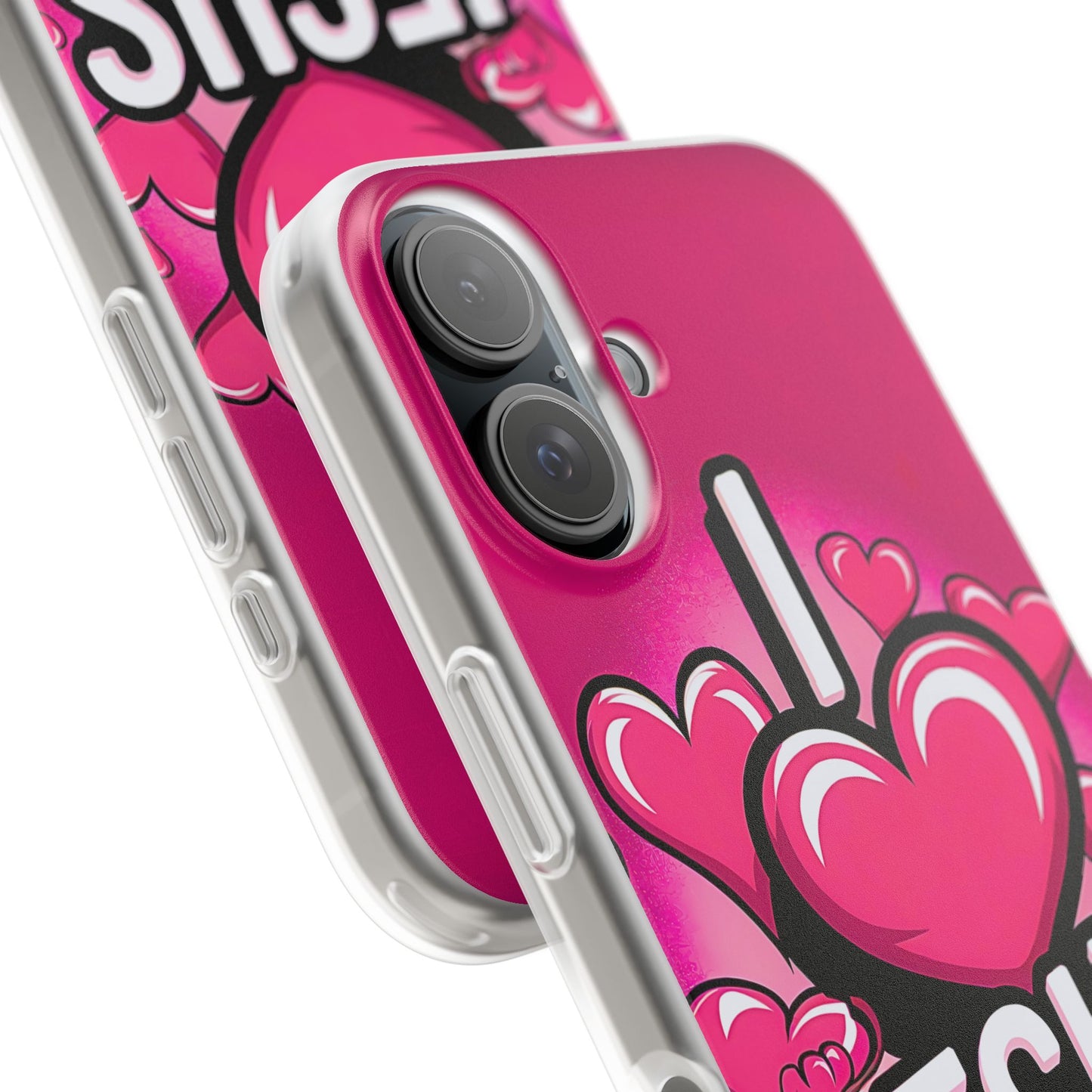 I Love Jesus Hearts iPhone Case