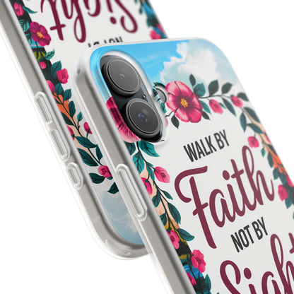 Walk by Faith Floral iPhone Case II