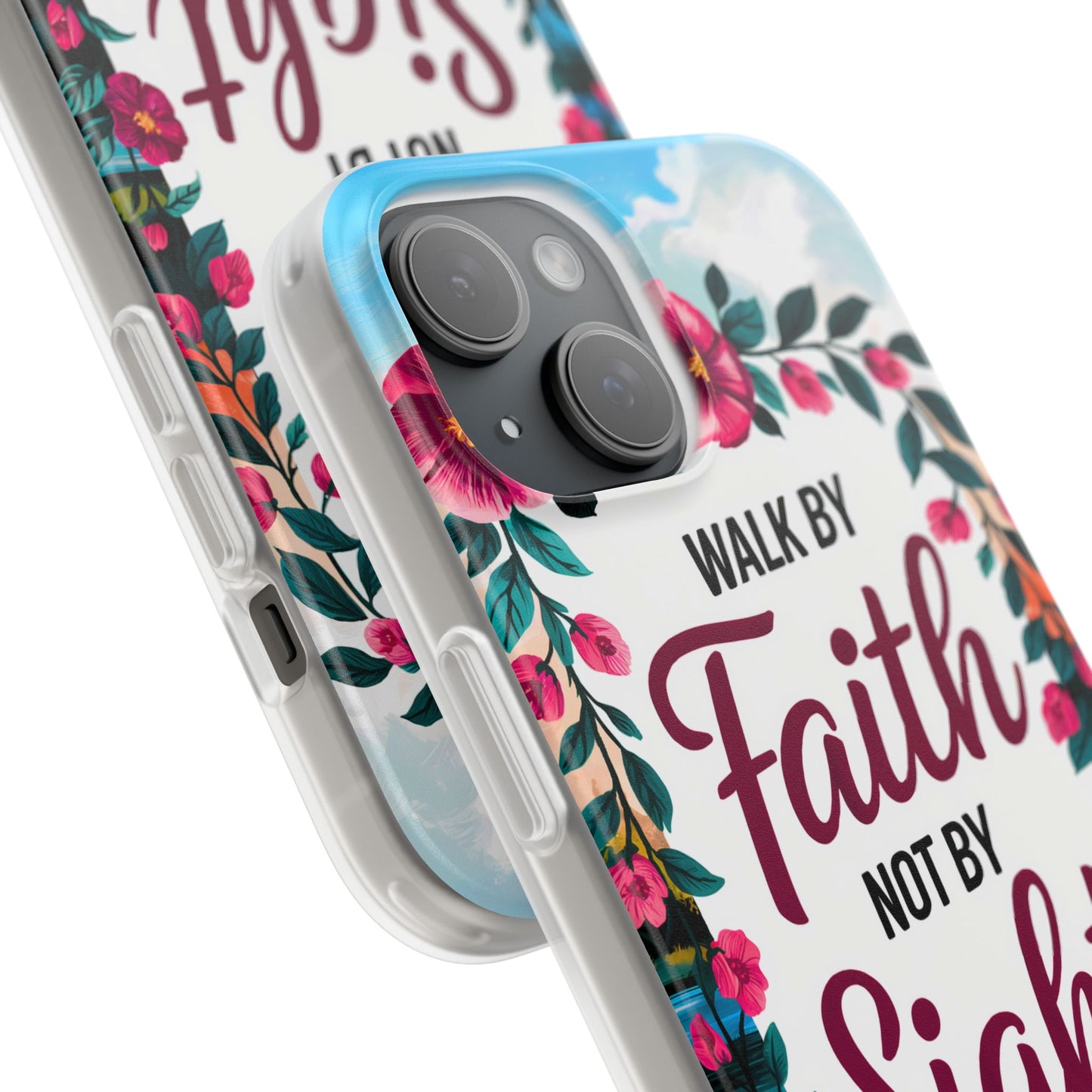 Walk by Faith Floral iPhone Case II