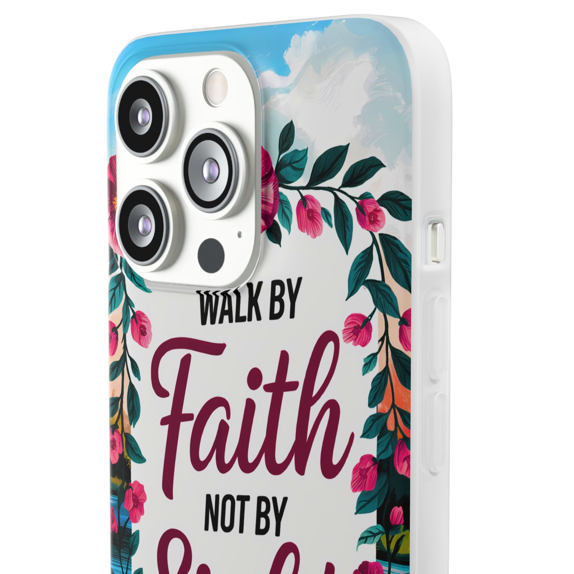 Walk by Faith Floral iPhone Case II