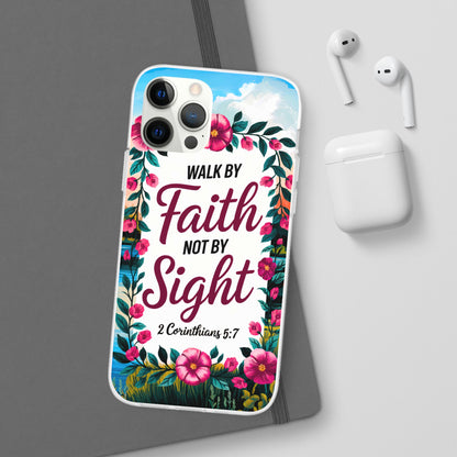 Walk by Faith Floral iPhone Case II