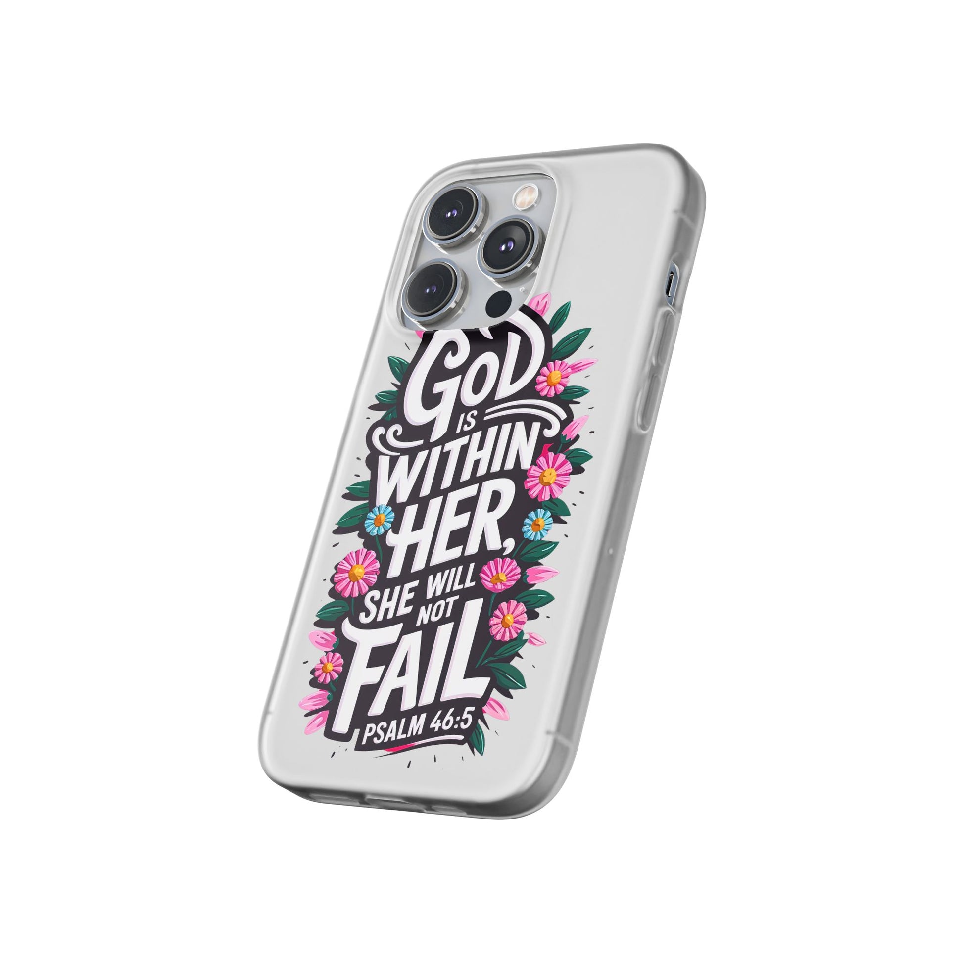 God is Within Her iPhone Case Transparent