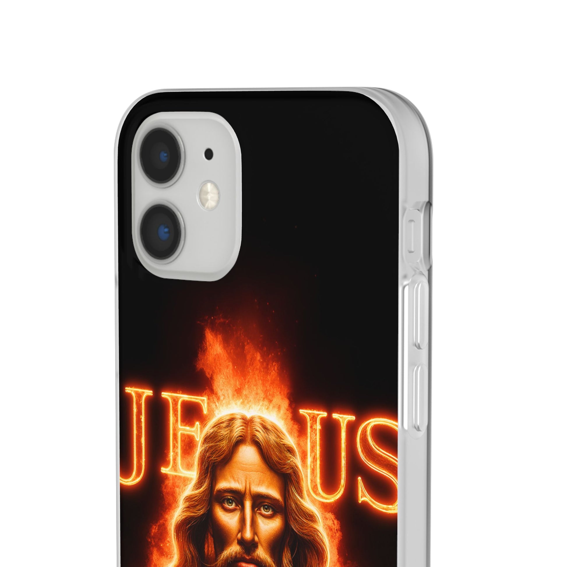 Flames of Jesus iPhone Case