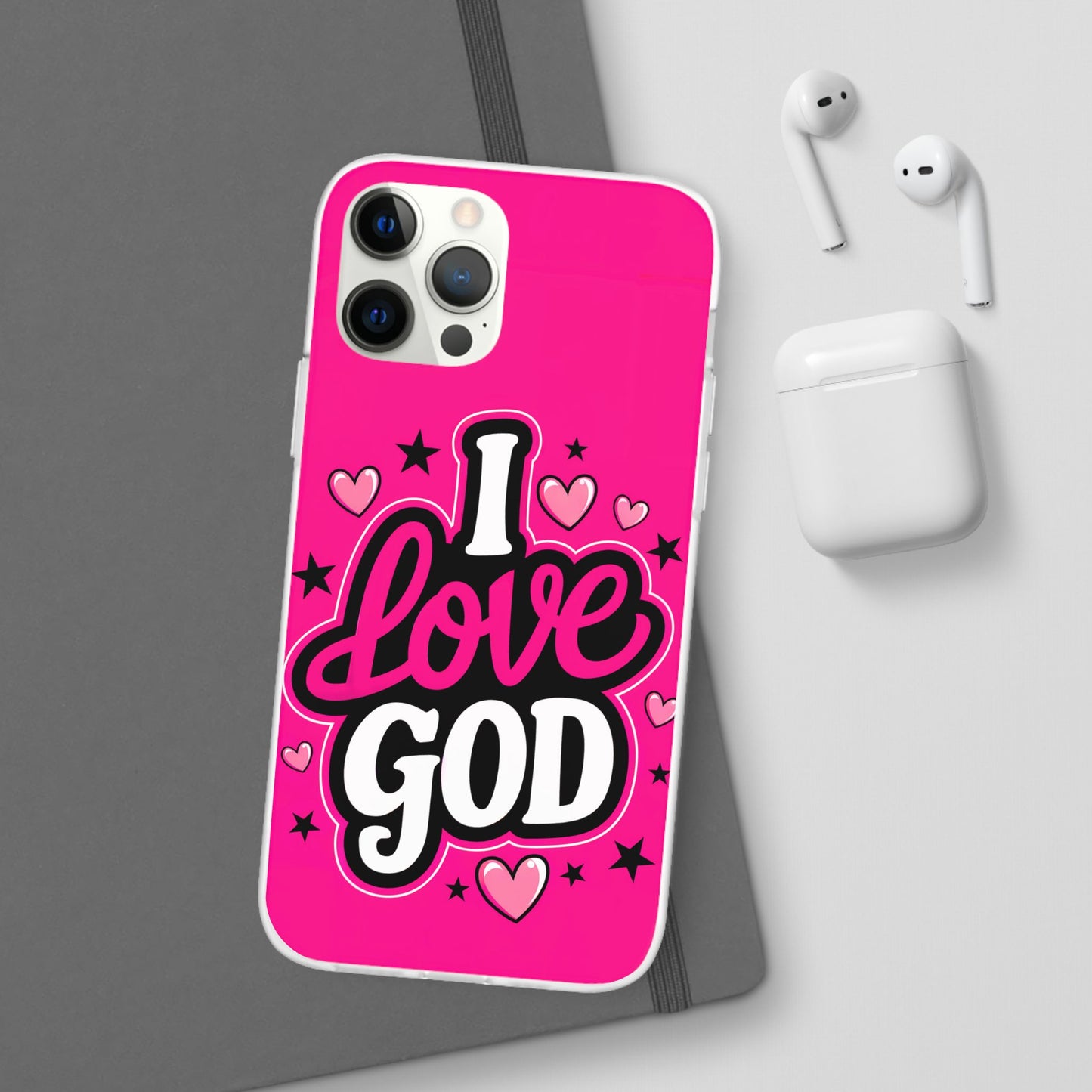 I Love God iPhone Case