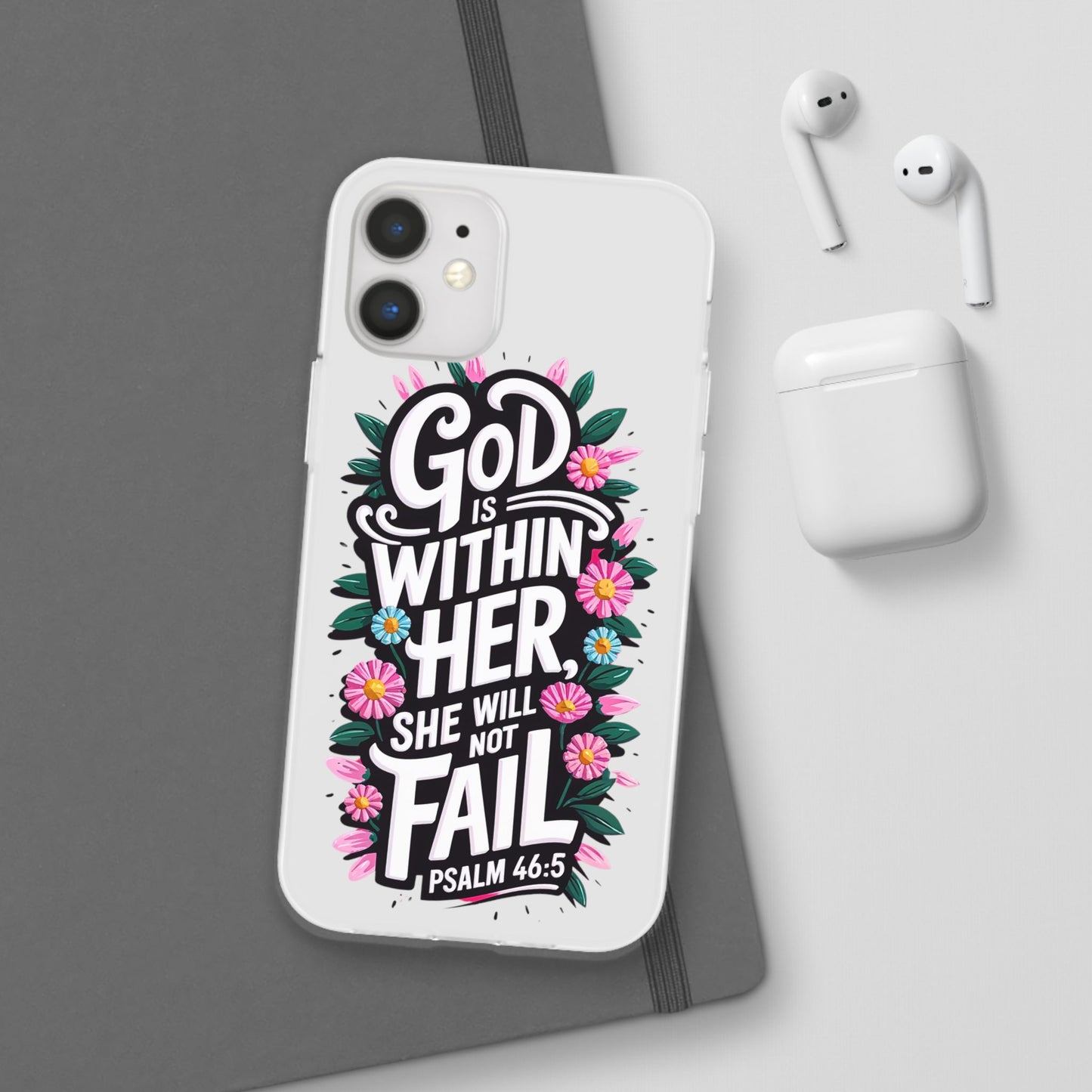 God is Within Her iPhone Case Transparent