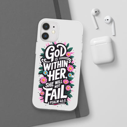 God is Within Her iPhone Case Transparent