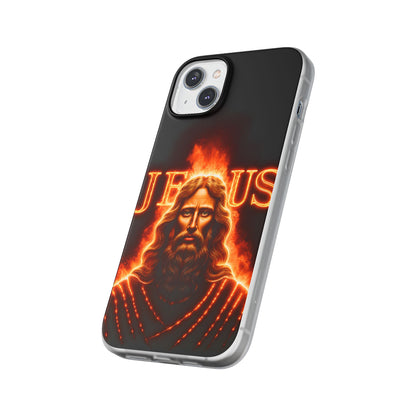 Flames of Jesus iPhone Case