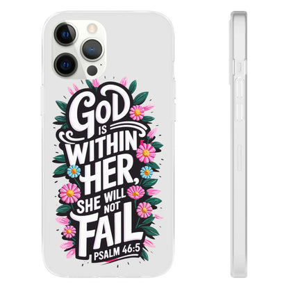 God is Within Her iPhone Case Transparent