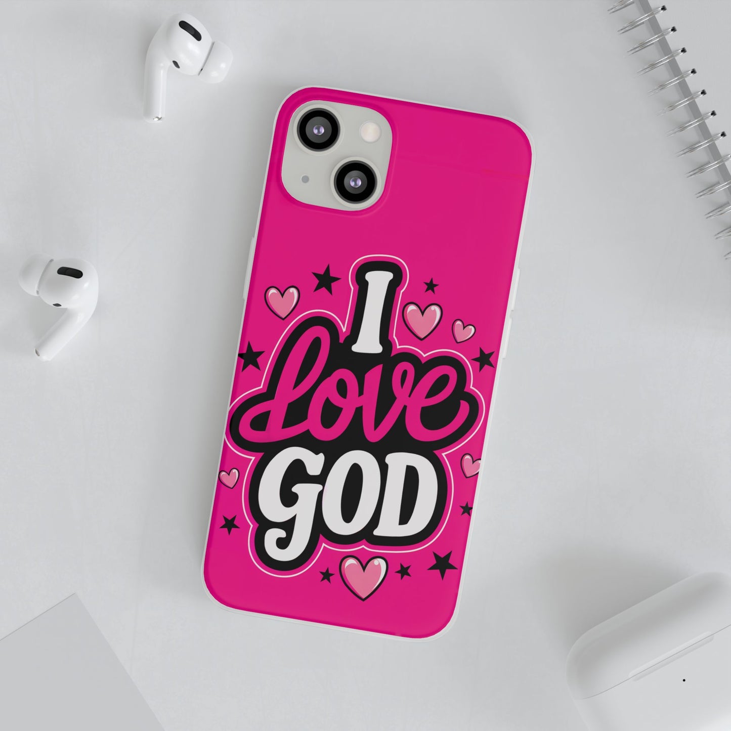 I Love God iPhone Case