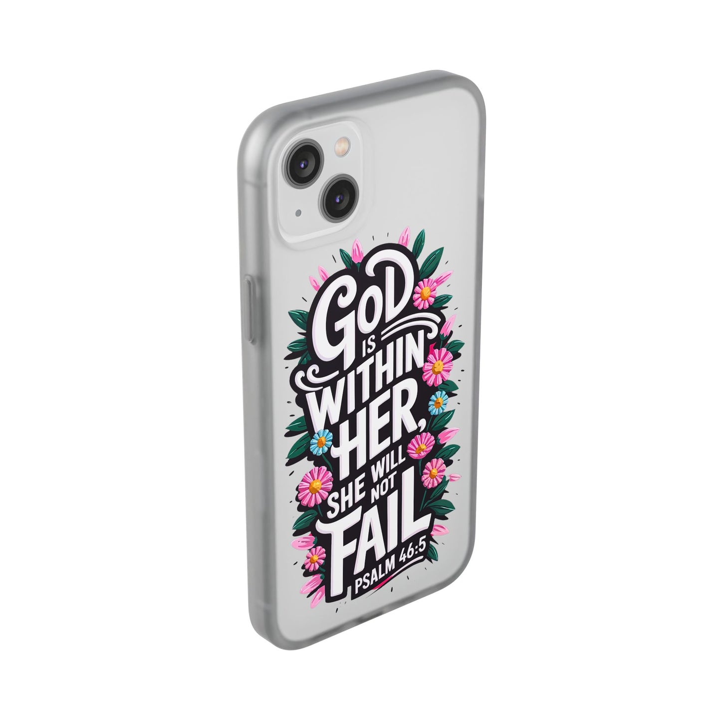 God is Within Her iPhone Case Transparent