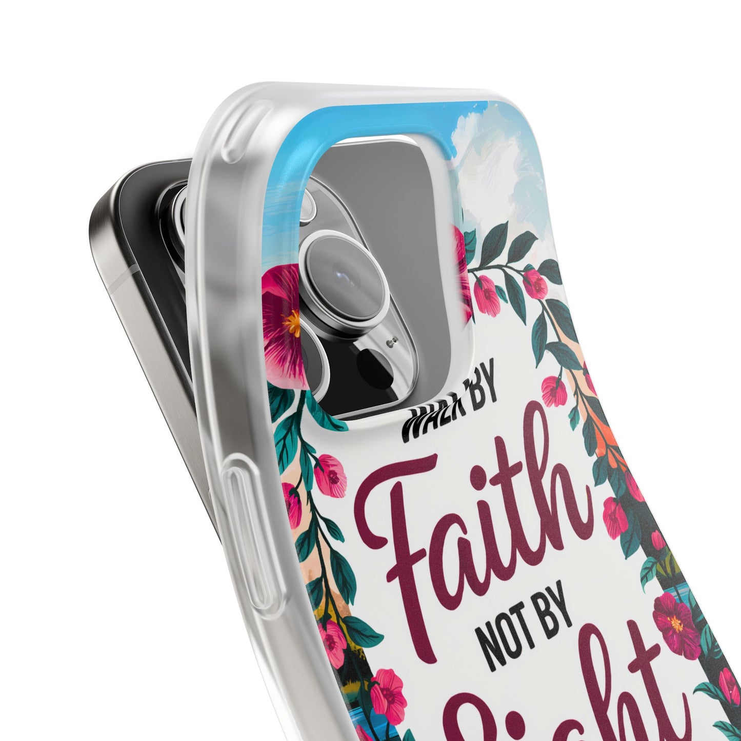 Walk by Faith Floral iPhone Case II