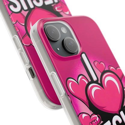 I Love Jesus Hearts iPhone Case