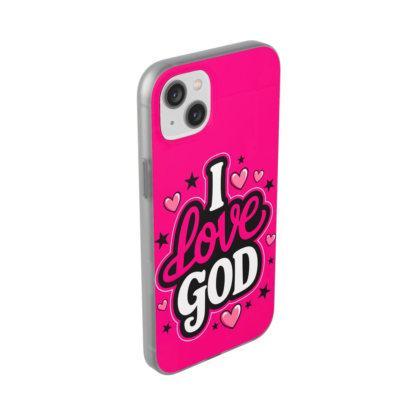 I Love God iPhone Case